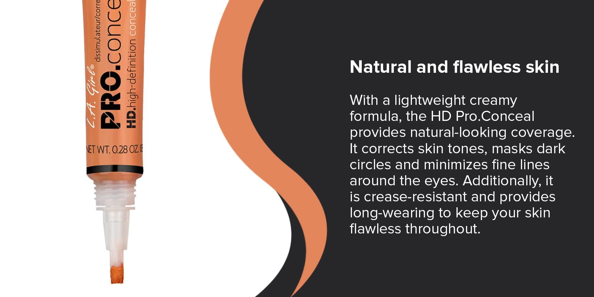 L.A. Girl L.A. Girl Pro Conceal HD Concealer,0.28 Ounce (Orange Corrector)