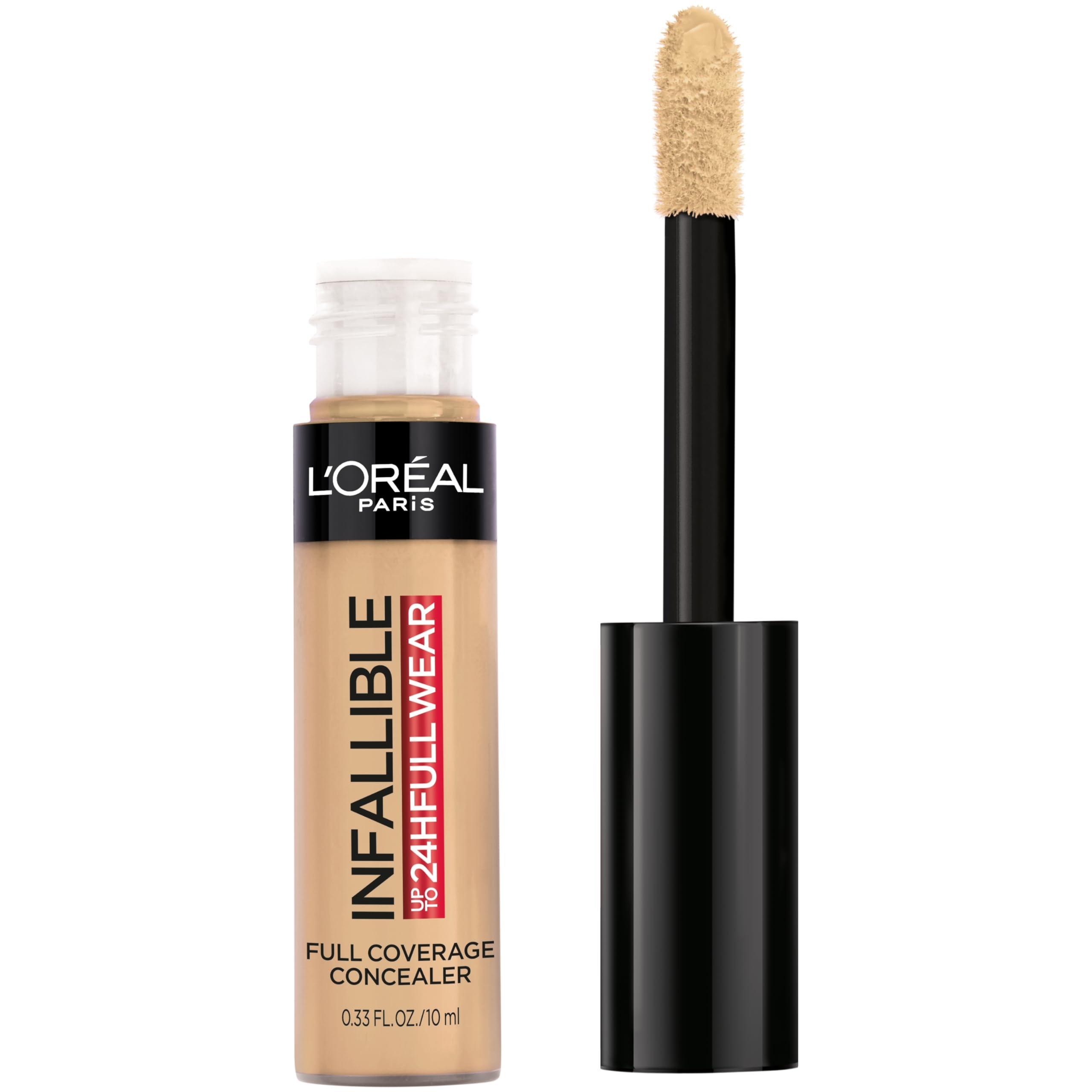 L'Oreal Paris L'Oreal Paris Makeup Infallible Full Wear Waterproof Matte Concealer, Full Coverage, Latte, 0.33 fl. oz.