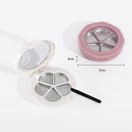 SOLUSTRE SOLUSTRE 3Pcs makeup containers lip gloss containers blush makeup eyeshadow cosmetic container eyeshadow pan magnets eyeshadow containers empty Compact Powder Container eye shadow palette