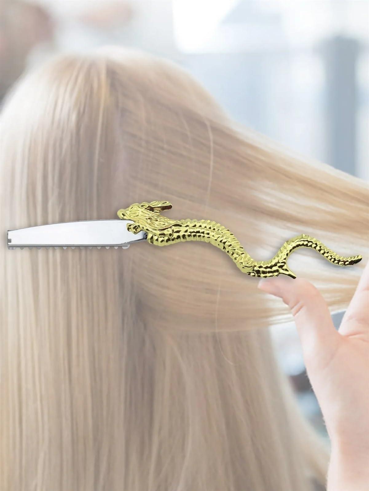 ATRIXU Dragon Razor Hair Styling Thinning Razor Hairdressing Scissors Straight Salon Hairdresser Razors Hair Cutter Barber