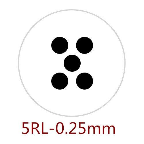 BIOMASER Cartridge Needles – BIOMASER 10PCS Sterilized Permanent Makeup Cartridge Needles Tattoo Needle Fits for Permanent Makeup Machine Pen T100 P1 X1 for Eyebrow Eyeliner Lip(5RL-0.25MM)