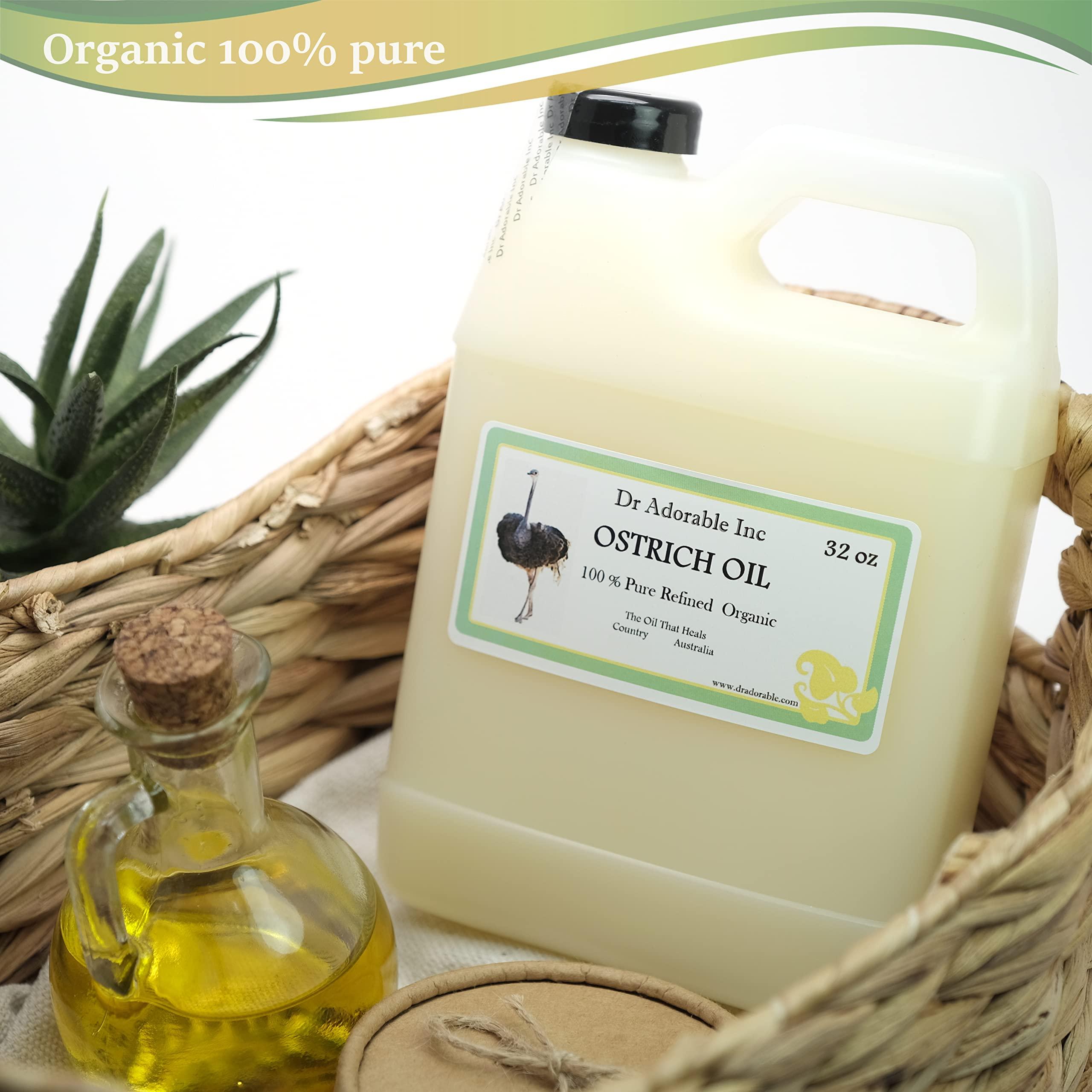 Dr Adorable Dr Adorable - 32 oz - Ostrich Oil - 100% Pure Natural Premium Organic