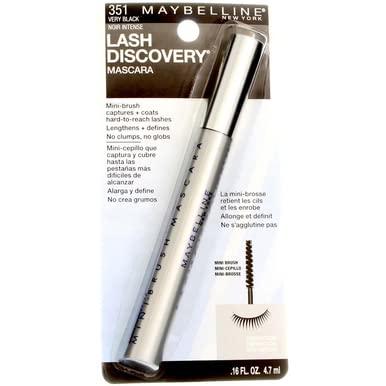 Maybelline New York Maybelline New York Lash Discovery Washable Mascara, Very Black, 0.16 Fluid Ounce