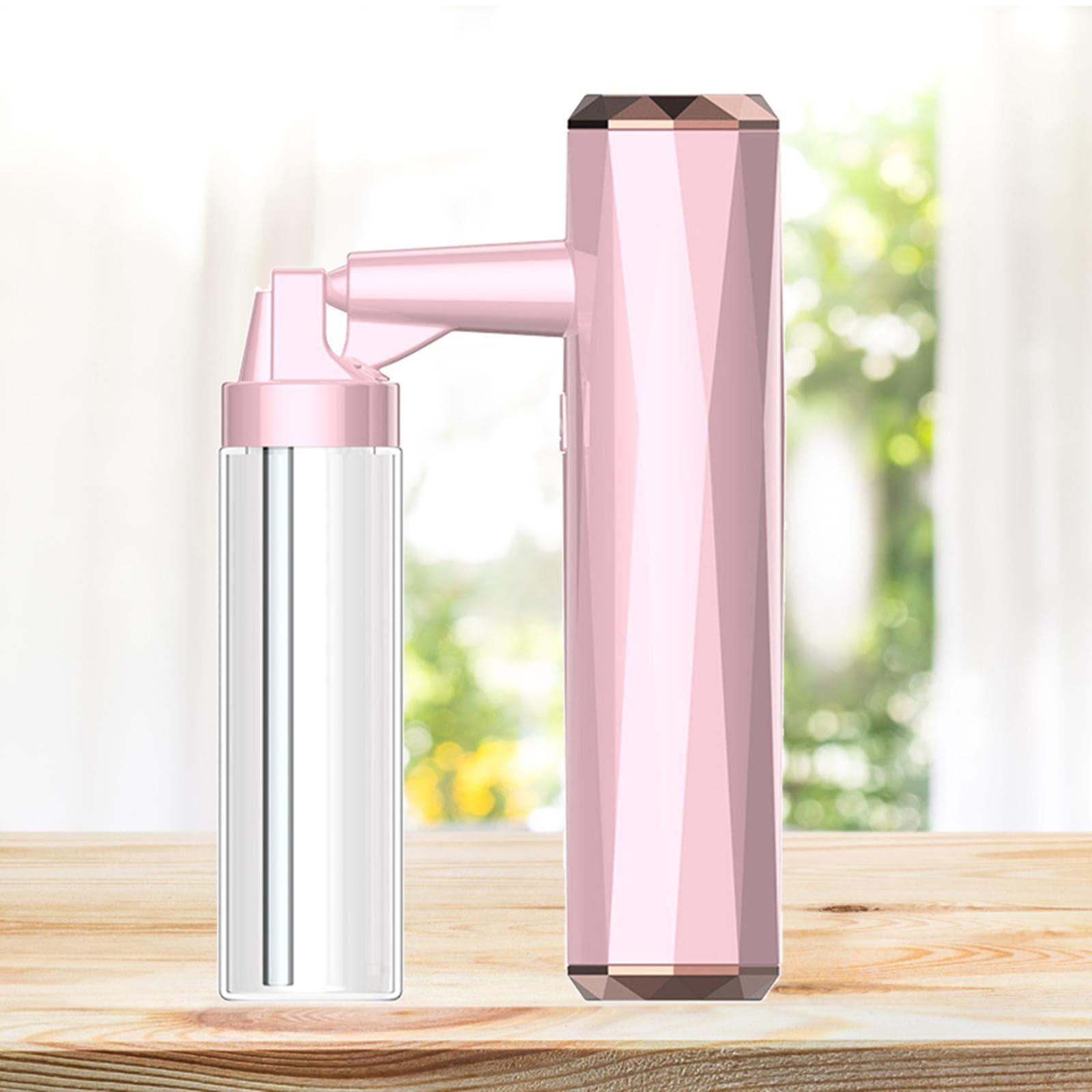 barenx barenx Portable Handheld Nano Facial Steamer Humidifier Pores Nano moisturizing Electric Sprayer Sterilization Atomizing for Home Room - Pink