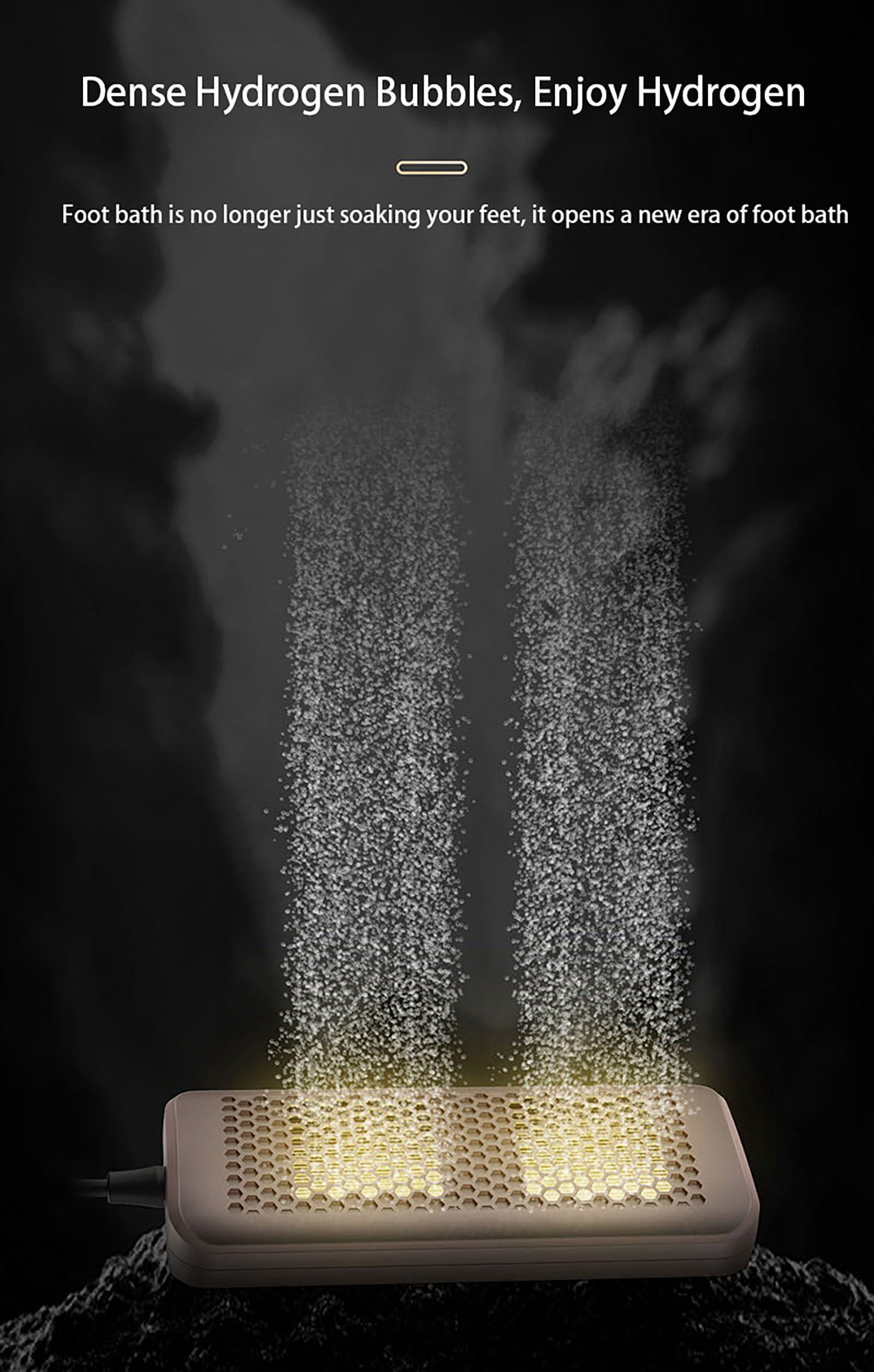 Aniwini Aniwini Hydrogen Bath Generator, Up to 5000PPB, Hydrogen Water Generator Foot Bath SPA Machine, for Relieve Fatigue & Enhance Sleep