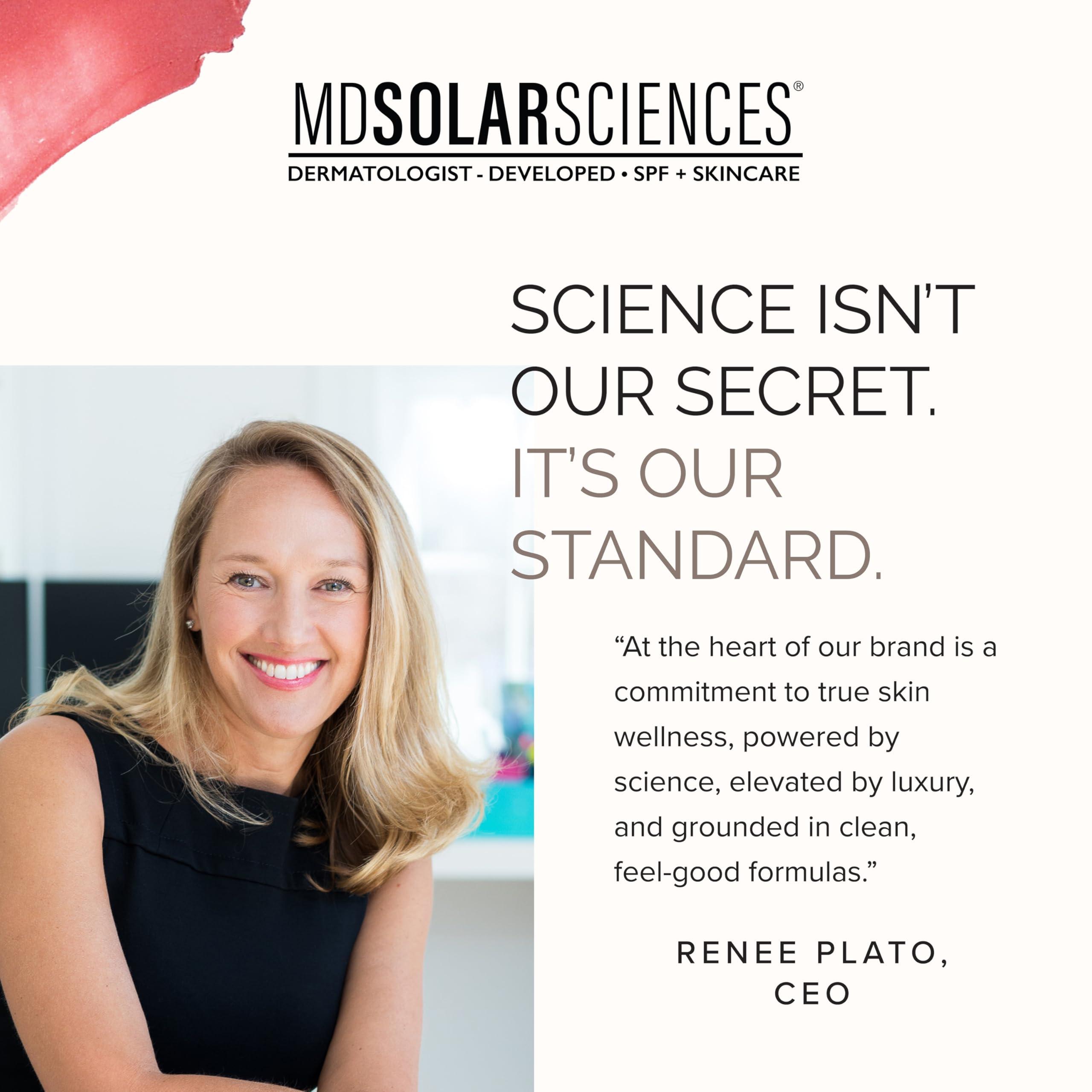 MDSolarSciences MDSolarSciences Mineral Crme Face and Body Sunscreen SPF 50, Mineral Sunscreen for Kids and Adults, Water-Resistant Up to 80 Minutes, Broad Spectrum UV Protection, 1.7 Fl Oz