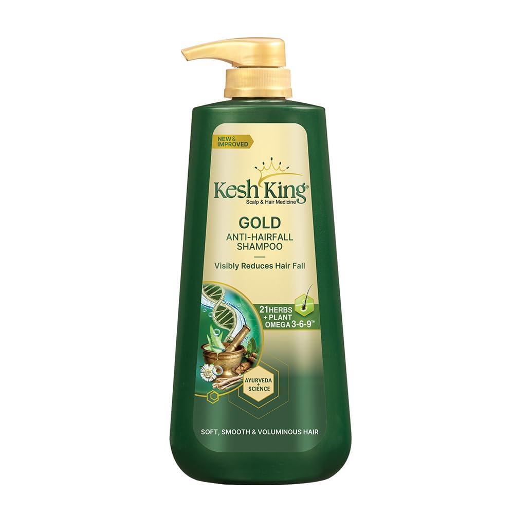 KESH KING KESH KING Anti Hairfall Shampoo | with 21 Ayurvedic Herbs & Aloe Vera | Provides Healthy Nourished Scalp | for Shiny & Smooth Hairs | 33.81. Fl Oz/1000ml
