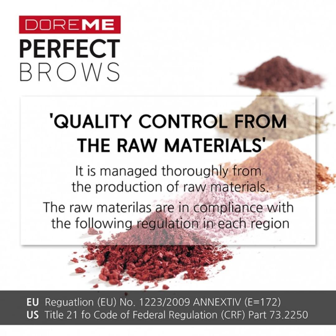 Doreme Doreme Perfect Brows Permanent Makeup Microblading Brow Pigment Micropigmentation (4, Dark Set)