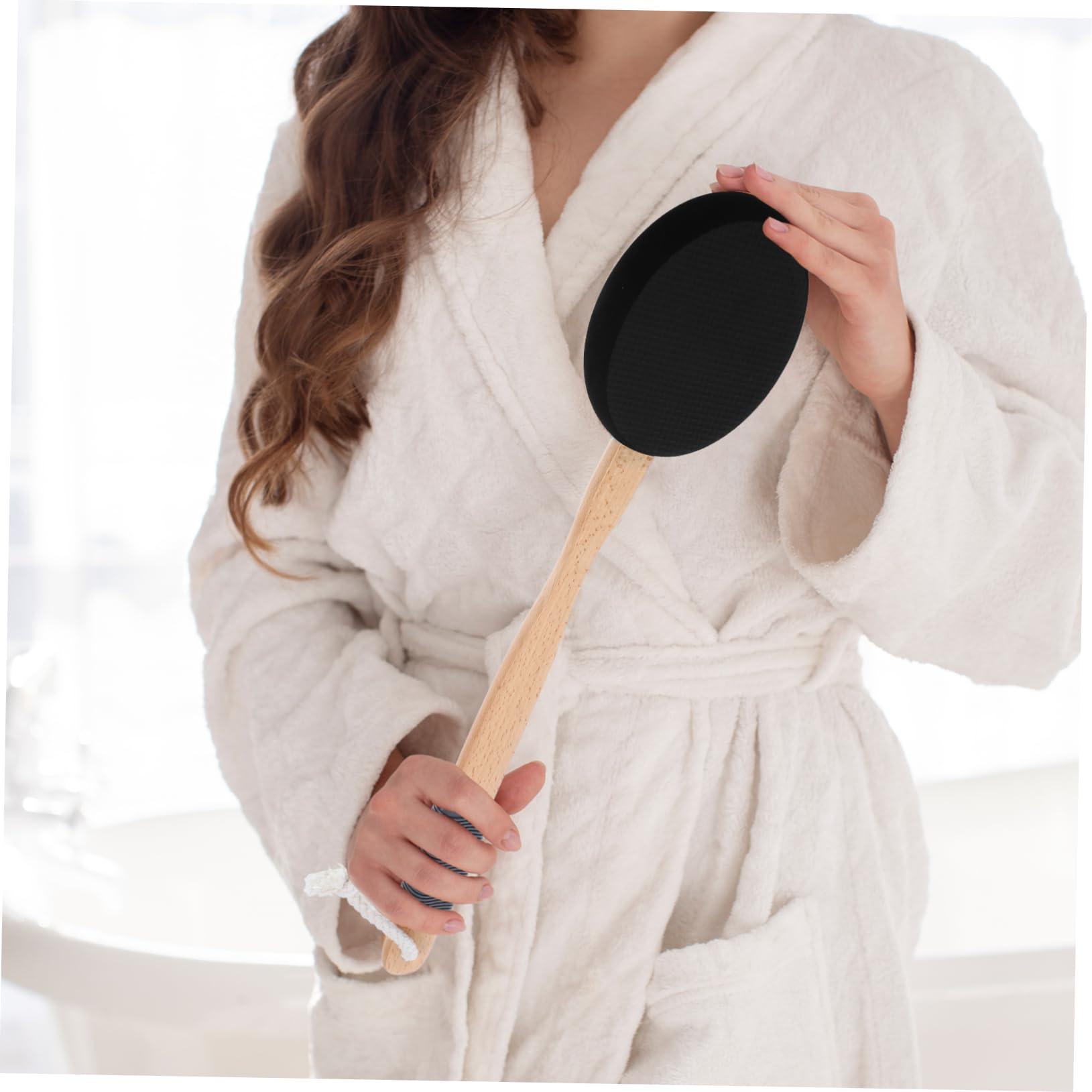 LALADEFIEE LALADEFIEE Scalp Care Back Lotion Applicator Set Ergonomic Design Long Handle Bath Brush Back Scrubber Exfoliating Brush Portable Back Scrubber