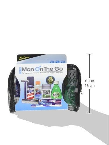 Convenience Kits International Convenience Kits “Man On The Go” Premium 10-Piece Travel Kit