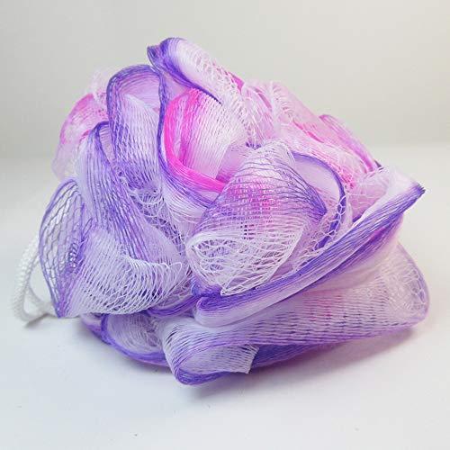 AllTopBargains 12 Lot Bath Shower Puff Sponges Loofah Mesh Brush Ball Body Scrubber Exfoliating