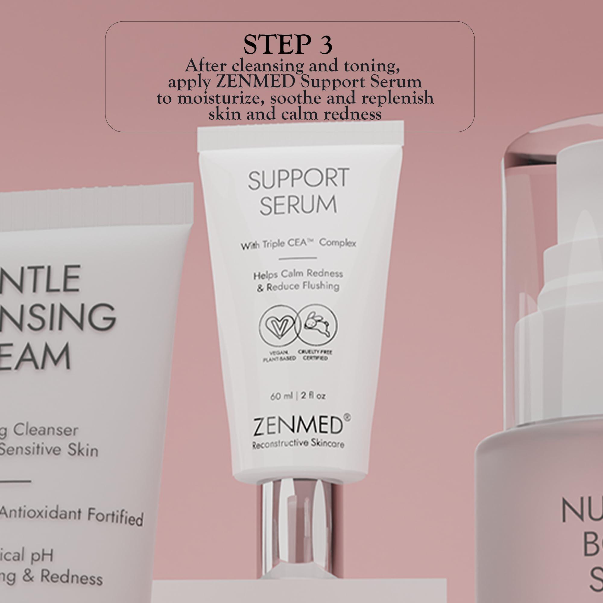 ZENMED ZENMED Hydrating Support Serum for Face - Serum for Face | Anti-Aging Facial Serum with Collagen - Face Serum for Women - 2 oz.