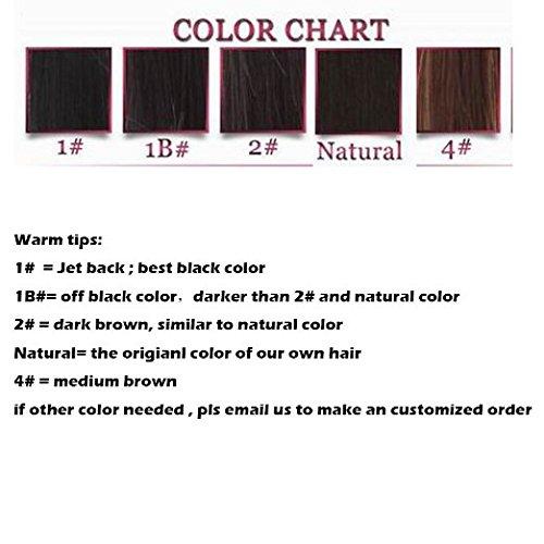 Mike & Mary Mike & Mary® Indian Remy Hair Lace Front Wigs Body Wave for Black Women with Baby Hair (12inch, #1 Jet Black)