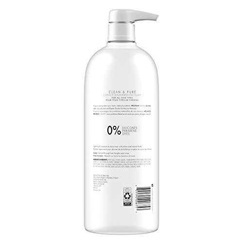 Nexxus Nexxus Clean and Pure Conditioner, With ProteinFusion, Nourished Hair Care Silicone, Dye And Paraben Free 33.8 oz
