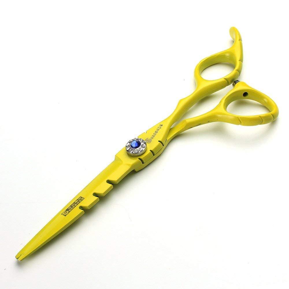 SHARONDS SHARONDS Hair Cutting Scissors Set, Hair Scissors, Thinning Scissors, Black, 6 Inches, 440C (6 Inches, 2 Pieces)