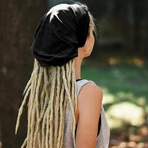 Qovelly Unisex Spandex Dreadlocks Tube 3 Packed Long Hair Covers for Men Women (Long Set-3 Packed)