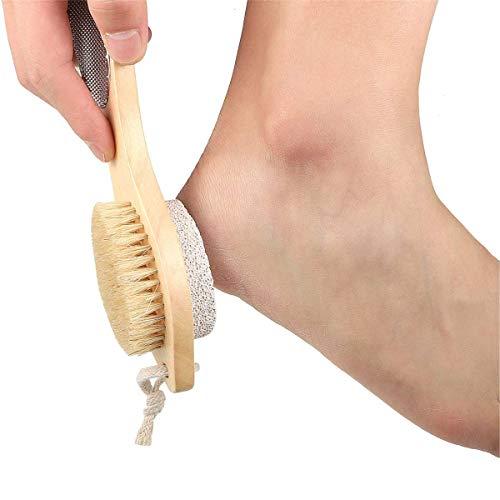 AnHua AnHua 1 Pieces 4 In 1 Foot File Brush Callus Multi-functional Foot File Nail Brush File Pedicure Supplies Tools