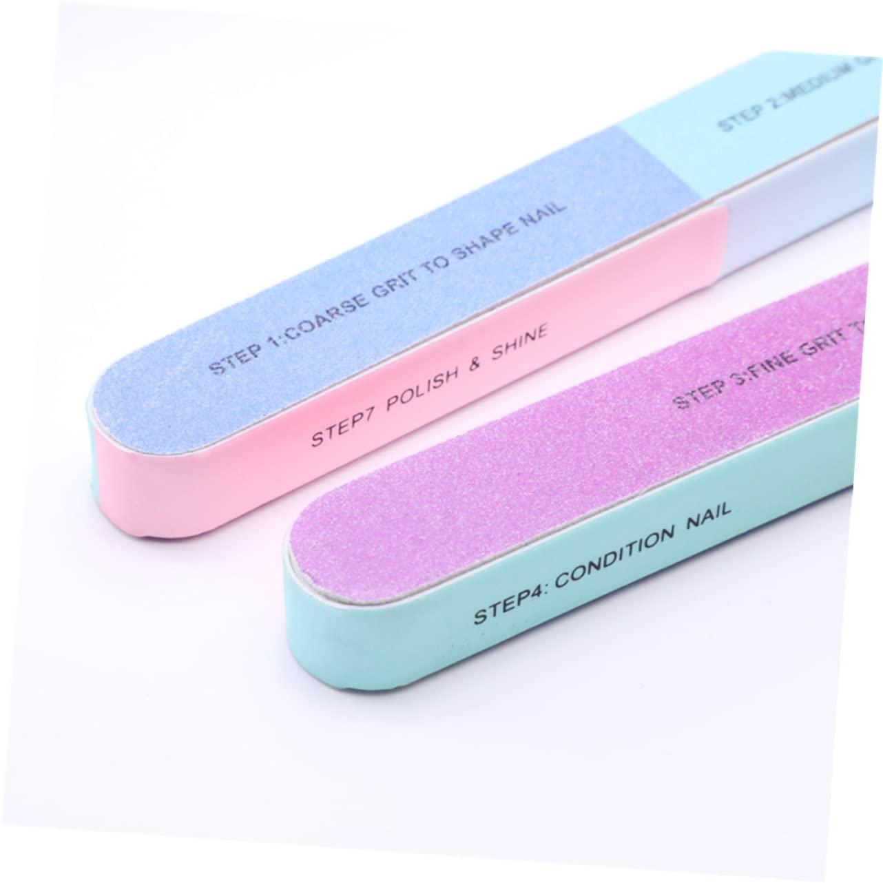 Housoutil Housoutil Sets Professional Nail File and Buffer Set Manicure Buffer for Toe Finger Nails Pcs
