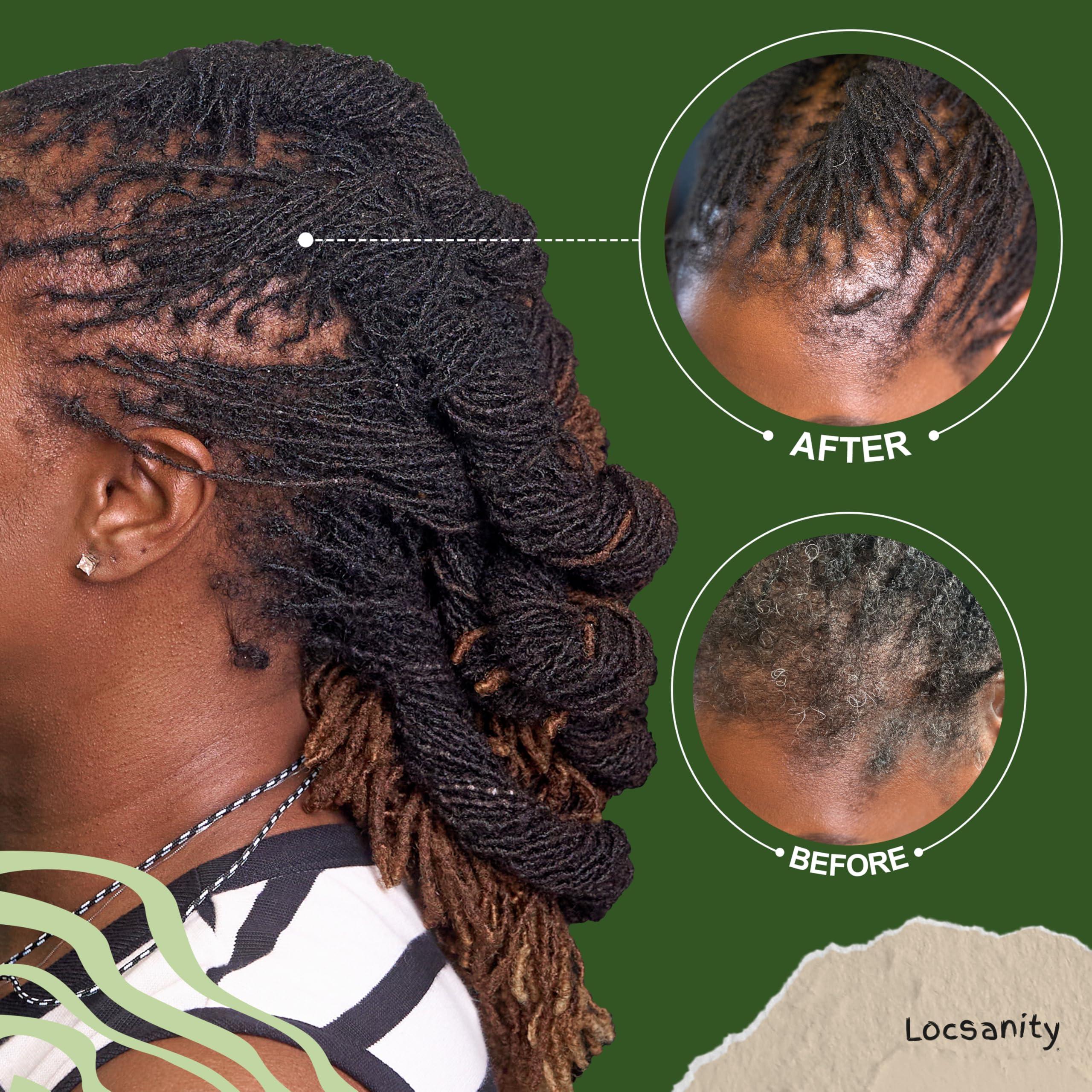Locsanity Locsanity Curved Interlocking Tool for Microlocs and Medium Locs Maintenance Hair Tools for Dreadlocks, Sisterlocks, Interlocks, and Crochet Locks