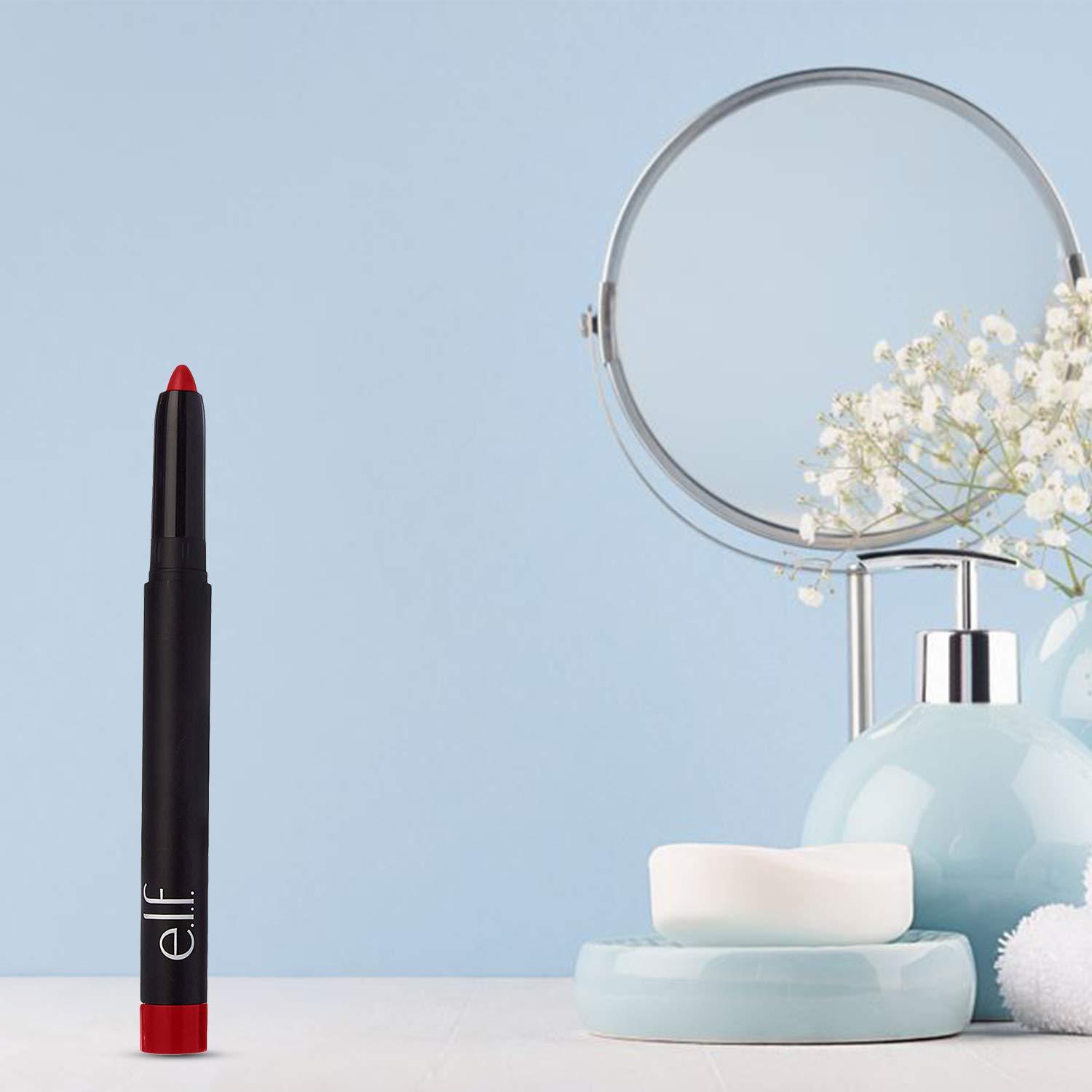 e.l.f. e.l.f. Matte Lip Color, Lightweight, Convenient, Twist-Top, Pigmented, Moisturizes, Defines, Long Lasting