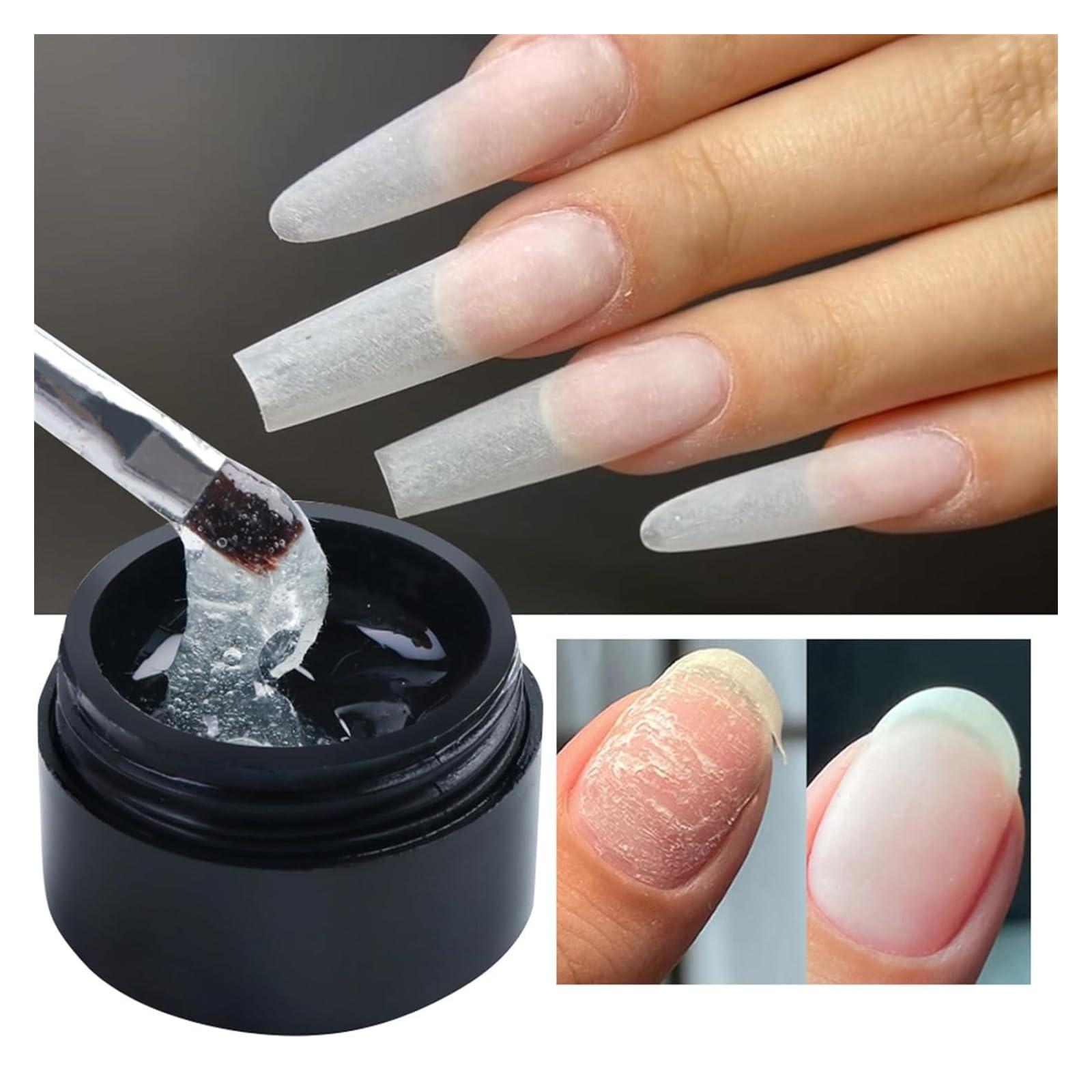 Generic Nail Repair Protection Gel, Analoguey Nail Repair Gel, Nail Repair Kit for Split Natural Nail, Nail Repair Gel for Broken Natural Nails, Quick Drying (3pcs)