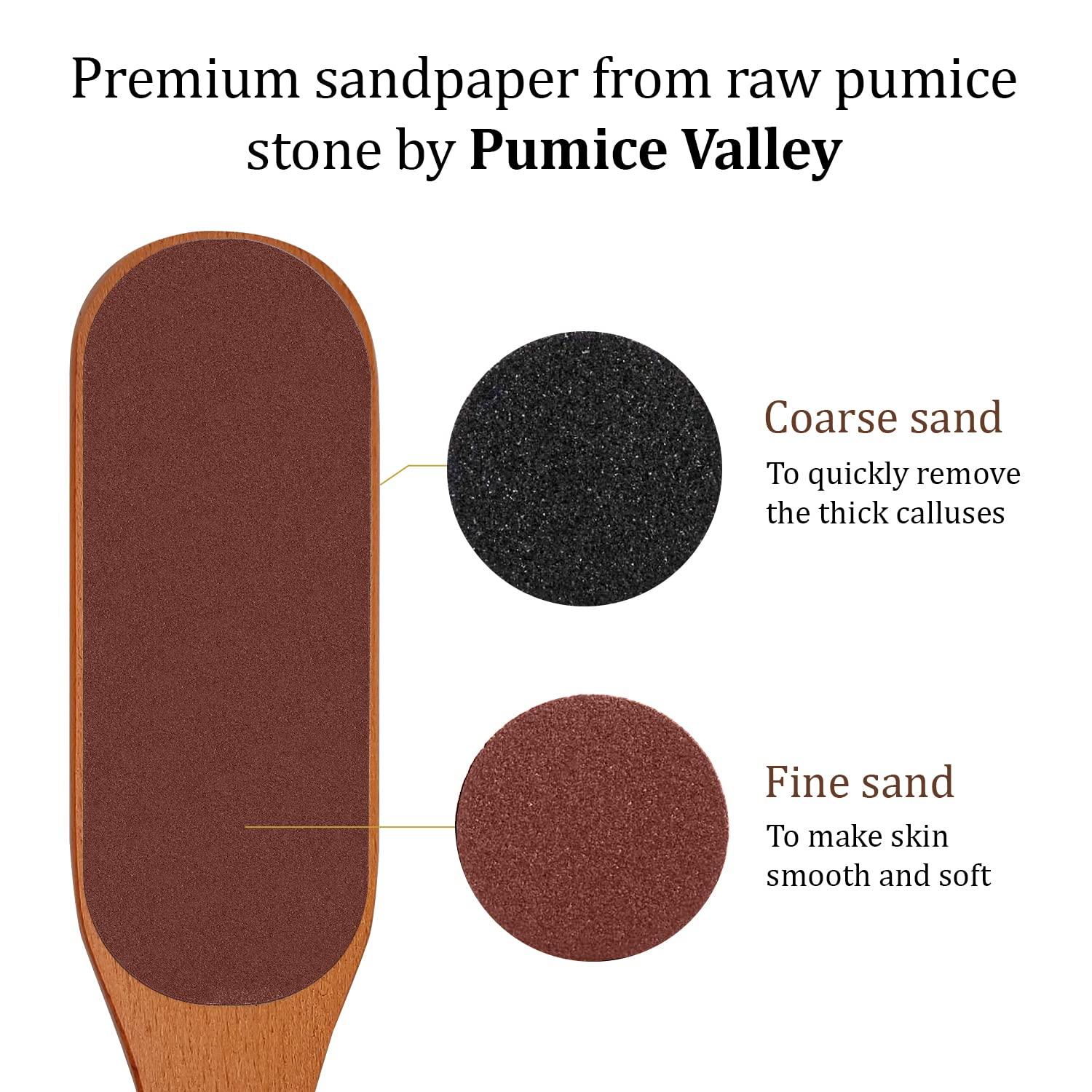 Pumice Valley Pumice Stone - Natural Earth Lava Black - Pumice Stone Foot File - Pumice Valley Foot Cream for Dry Cracked Heels and Feet - Rosemary Natural Foot Moisturizer Balm for Calluses and Dry Feet Treatment