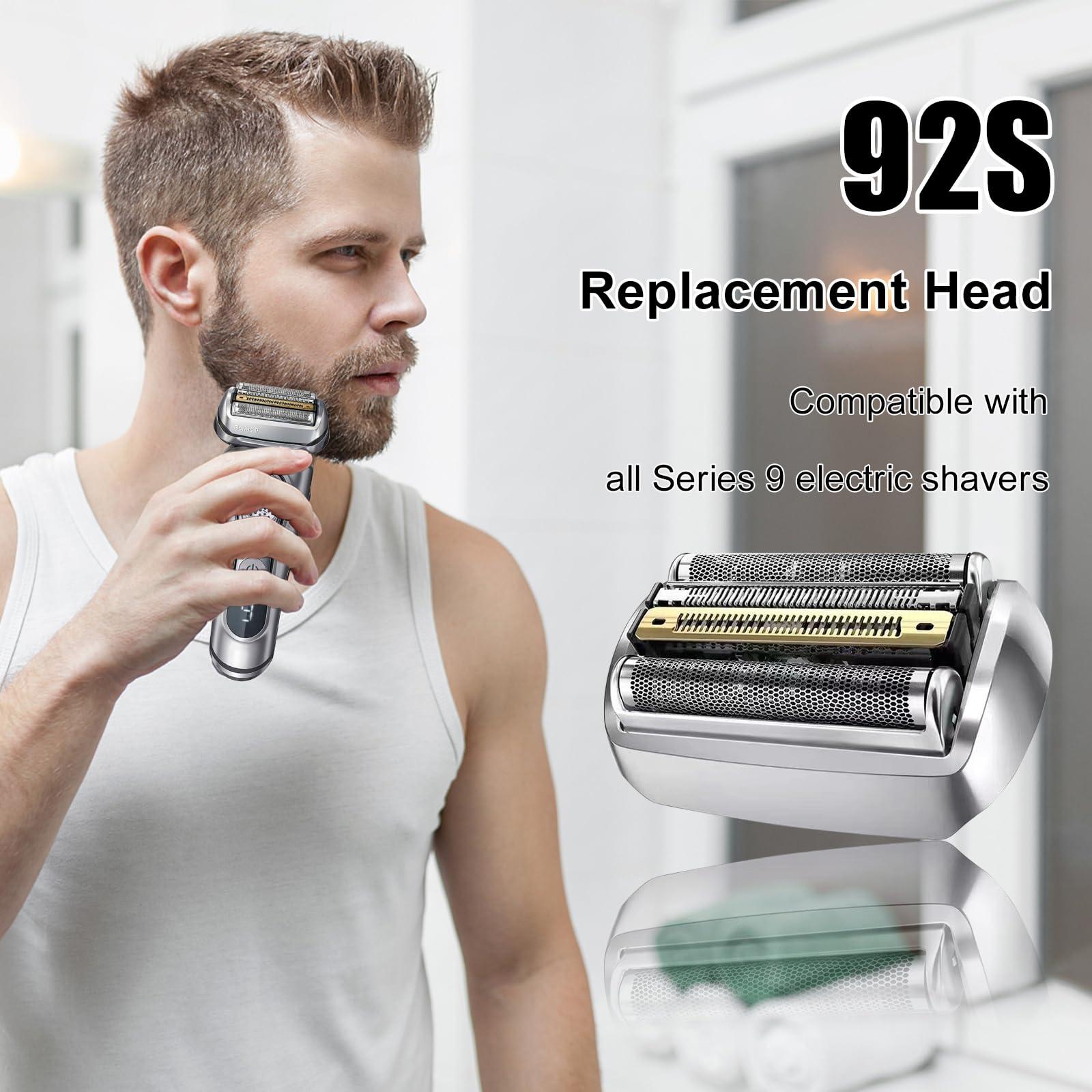 COSYONALL 92S Series 9 Replacement Head Compatible with Braun Series 9 Replacement Heads,for Series 9 Electric Razors 290cc, 9291cc, 9370cc, 9293s, 9385cc, 9390cc, 9330s, 9296cc Shavers