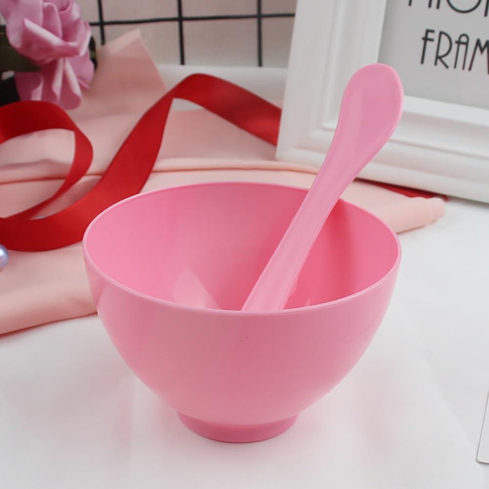 LJJCSFF LJJCSFF Face Mask Bowl Set DIY Face Mask Kit Facial Mask Spatula Silicone Mixing Bowl Spoon for Face Mask Skin Care Mixing Tools