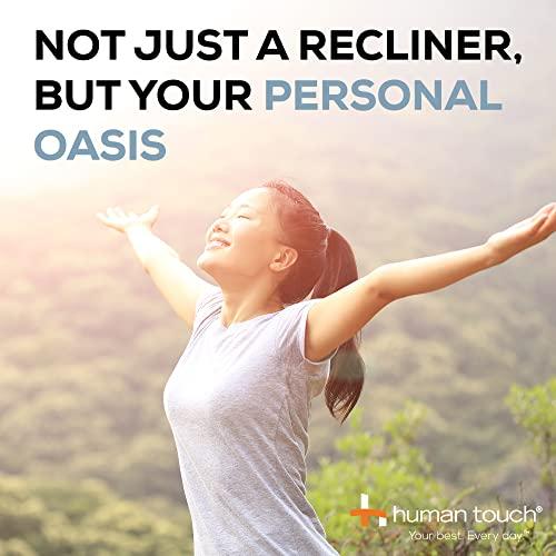 Human Touch Human Touch WholeBody 7.1 Living Room Recliner Massage Chair - Full Body Professional Grade Personal Massage - Relaxation w Heat for Targeted Stress + Muscle Pain Relief with Foot Calf - Espresso