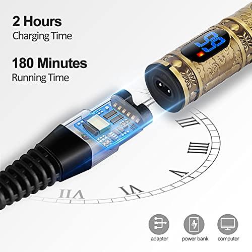 YiLFo YiLFo Professional Hair Clippers for Men, Electric Clippers Zero Gapped Cordless Beard Trimmer with LED Display, Rechargeable Hair Trimmer Barbers Haircut & Grooming Kit Gifts for Men