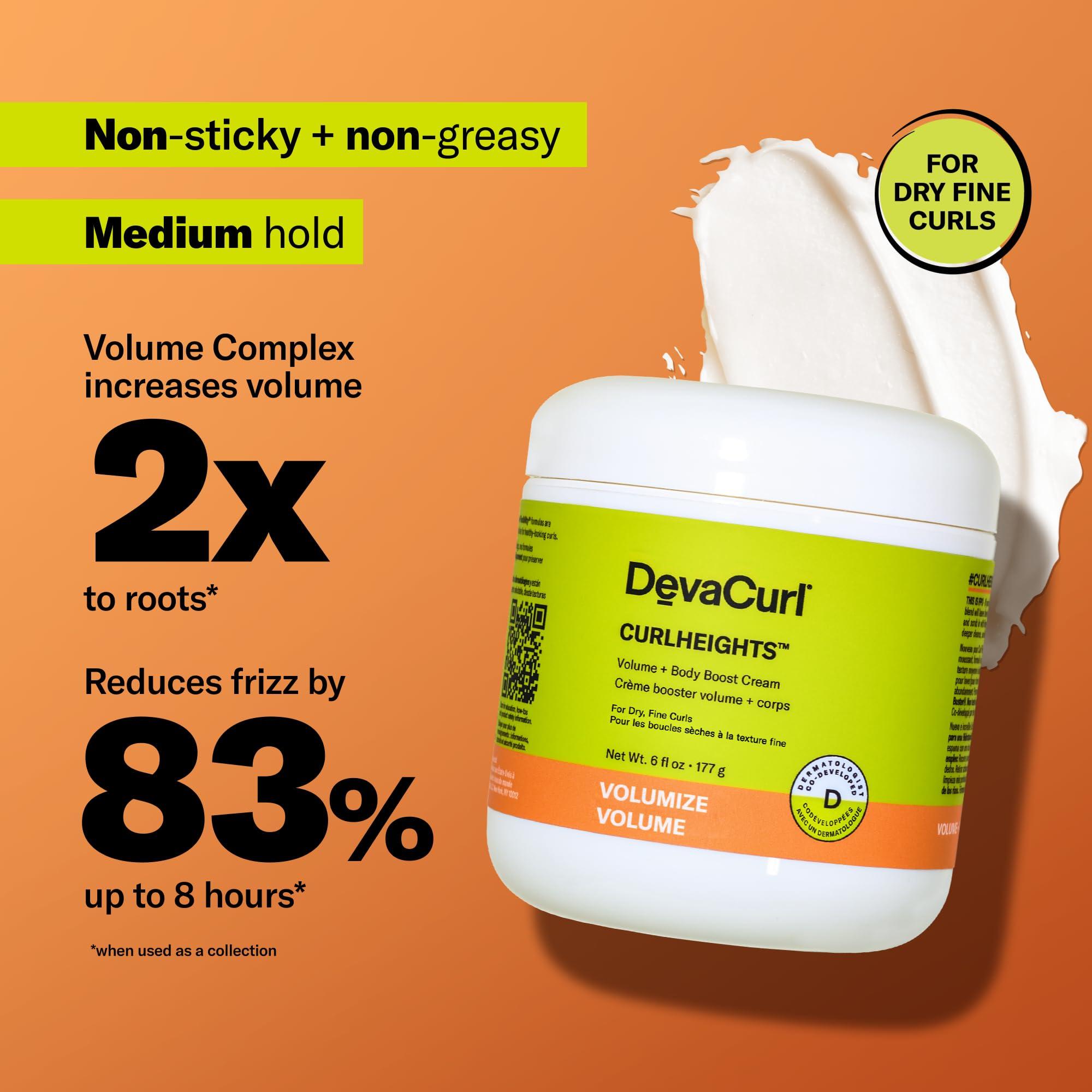 DevaCurl DevaCurl CurlHeights Volume + Body Boost Cream, 6 oz
