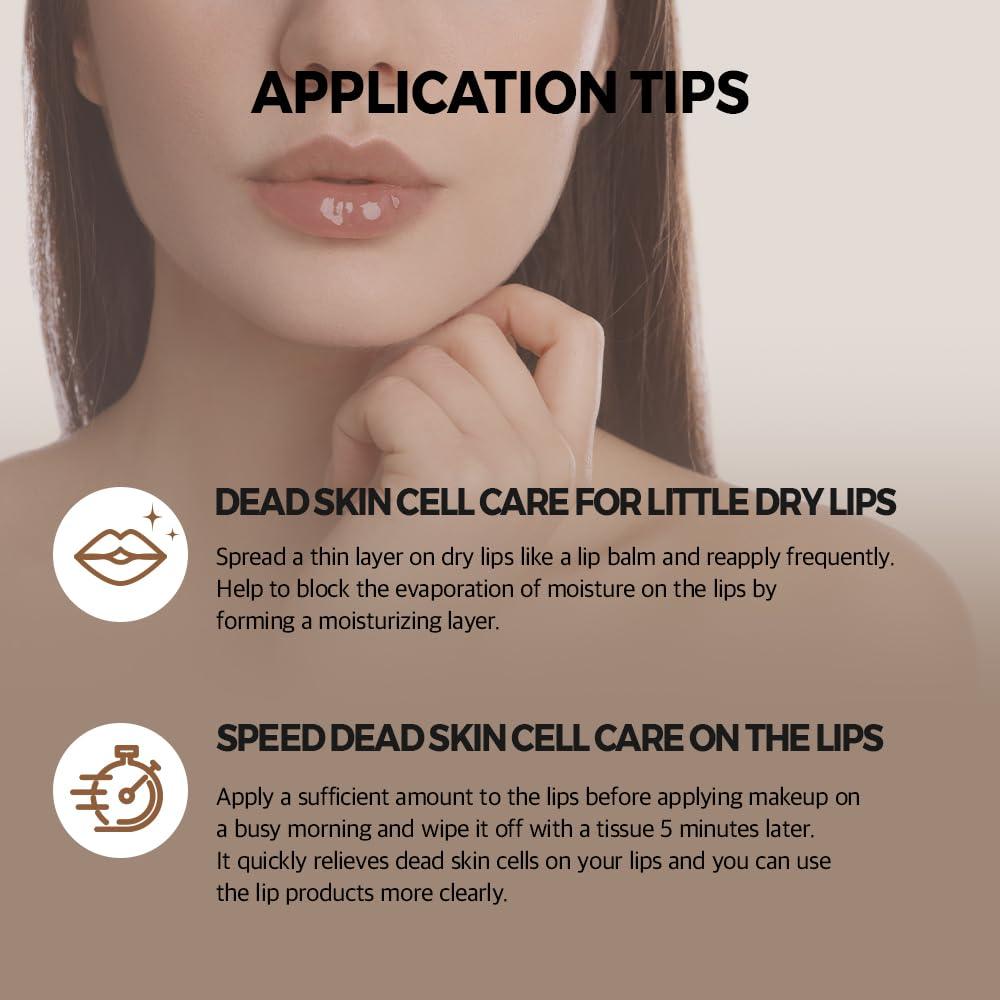 KLAVUU Klavuu Lip Mask Sleeping Pack (0.7oz) Overnight Deep Hydrating Korean Lip Balm Treatment for Very Dry, Chapped Lips | Lip Lightening & Plumping with Instant Hydration | Gentle Exfoliating (Coconut)