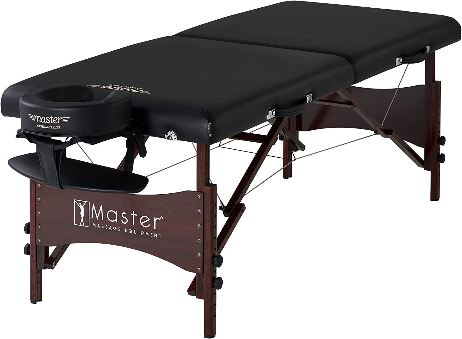 Master Massage Master Massage 28256V Portable Massage Table, Black