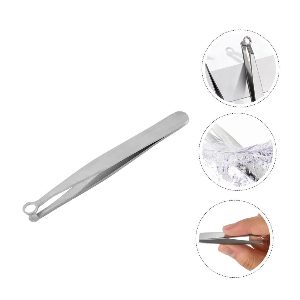 Hemoton Hemoton 4 Pcs Nose Hair Scissors Nasal Hair Clip Remover Stainless Steel Tweezer Nose Hair Trimmer Nose Hair Clip Nose Hair Tweezer Nasal Hair Cutter Beard Trimmer Tool Leg Hair Trimmer