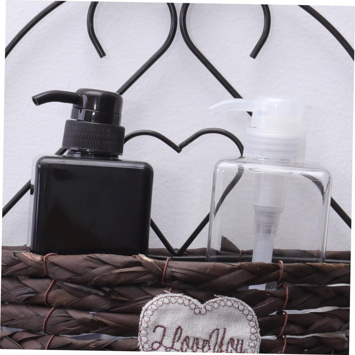 minkissy minkissy 650ml Portable Shampoo Bottles Pump Refillable Lotion Containers Safe Toiletries for Home Travel Hotel