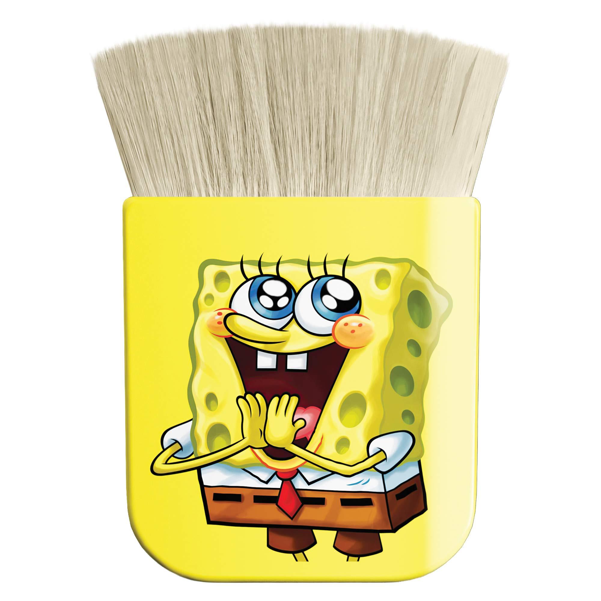 wet n wild Wet n Wild 1114236, Flat Kabuki Brush Squarepants Makeup Tools Flat Foundation + Highlighter Brush, SpongeBob