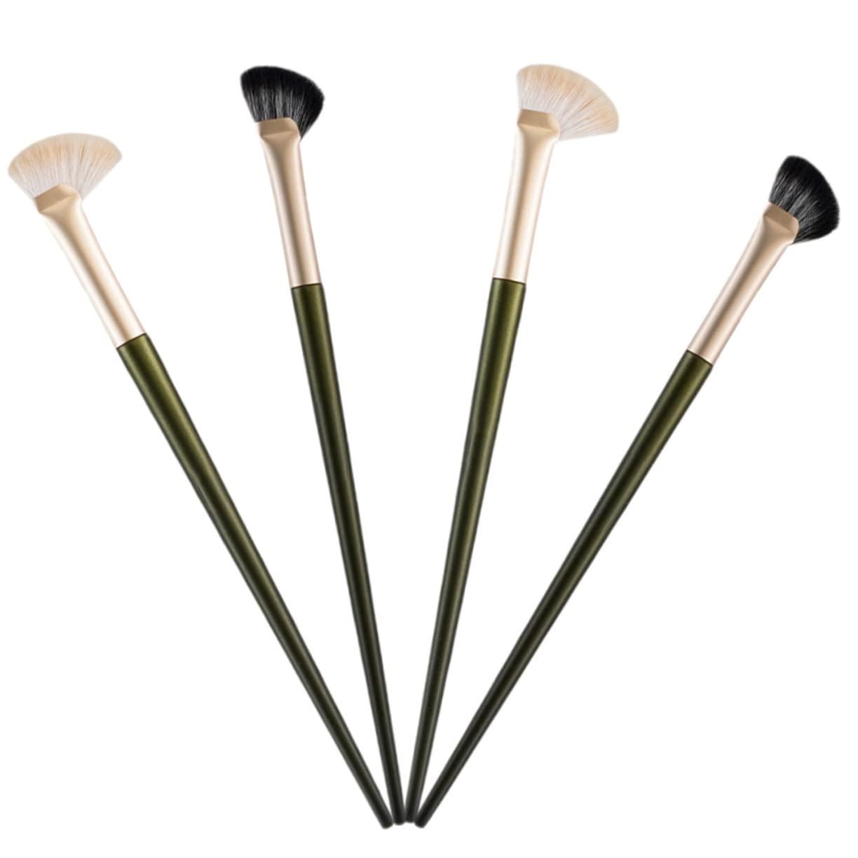 Ipetboom Ipetboom 20 Pcs Nose Shadow Brush Nose Contour Kit Brow Contour Pencil for Nose Highlight Facial Angled Makeup Brush Face Cleansing Brush Nose Contour Sponge Nose Makeup Brush Wooden Handle