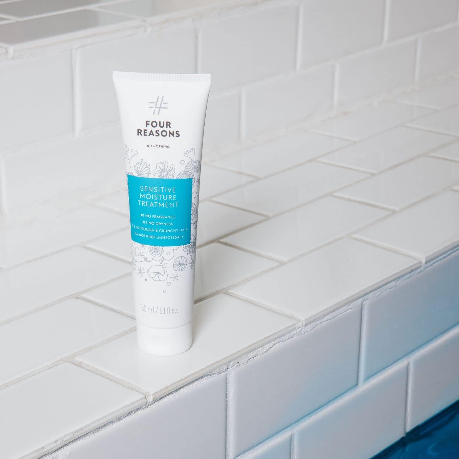 No nothing No Nothing Sensitive Moisture Treatment - Perfume-free, Moisturising Intensive Treatment - For Dry and Damaged Hair | 100% Vegan | 150 ml (New Packaging)