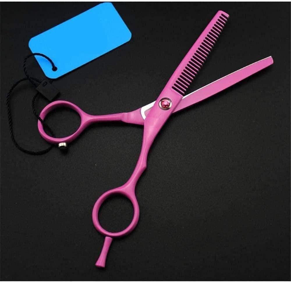 ATWNJKP ATWNJKP Hairdressing Scissor Hairdressing Scissors Professional 5.5 inch Pink Hair Scissors Set Cutting Shears Makeup Haircut thinning Tools Hair Cutting Shears