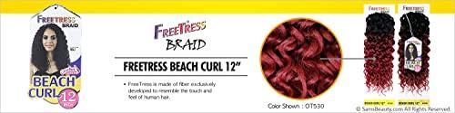 Free Tress Free Tress Synthetic Hair Crochet Braids Beach Curl 12'' (OT350)