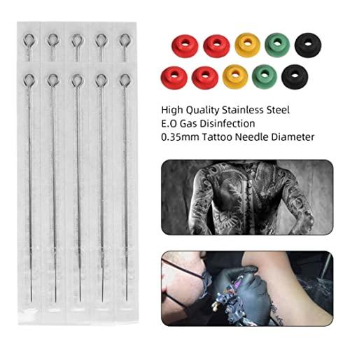 XUEYEGONGJI tattoo needles set Hand Poke and Stick Tattoo Kit Body Artist Template Sticker Needle Set with Bandage 7RL