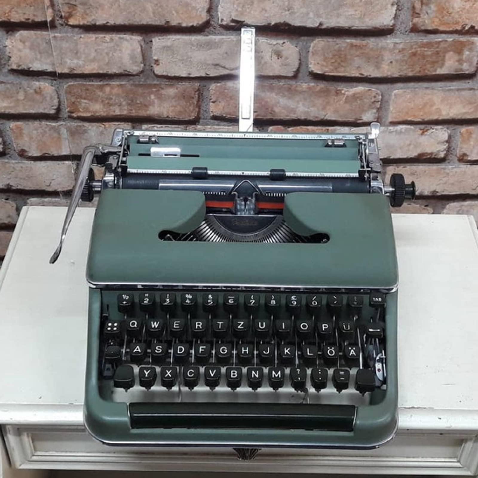 Amdsoc Amdsoc Portable Typewriter, Full Metal Body, Retro Machinery Literary Collection, Normal use