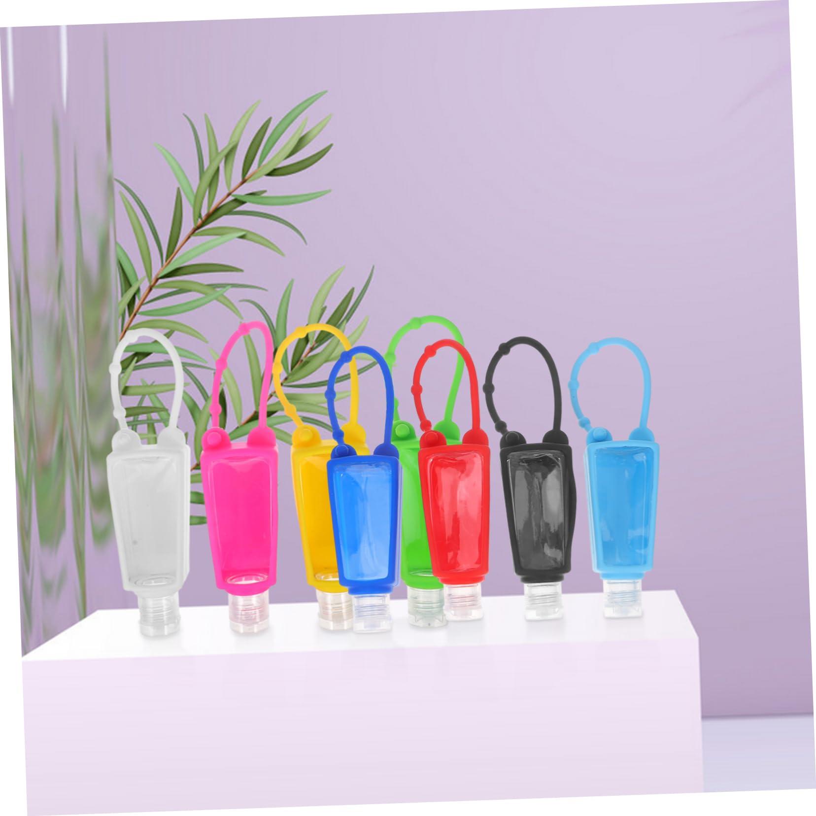 Baluue Baluue 20pcs Portable Bottle Keychain Empty Squeeze Bottle Hand s Anitizer Holder Travel Bottle Squeeze Bottles for Shampoo Essential Oil Holder Shampoo Container Empty Hand Case The Pet