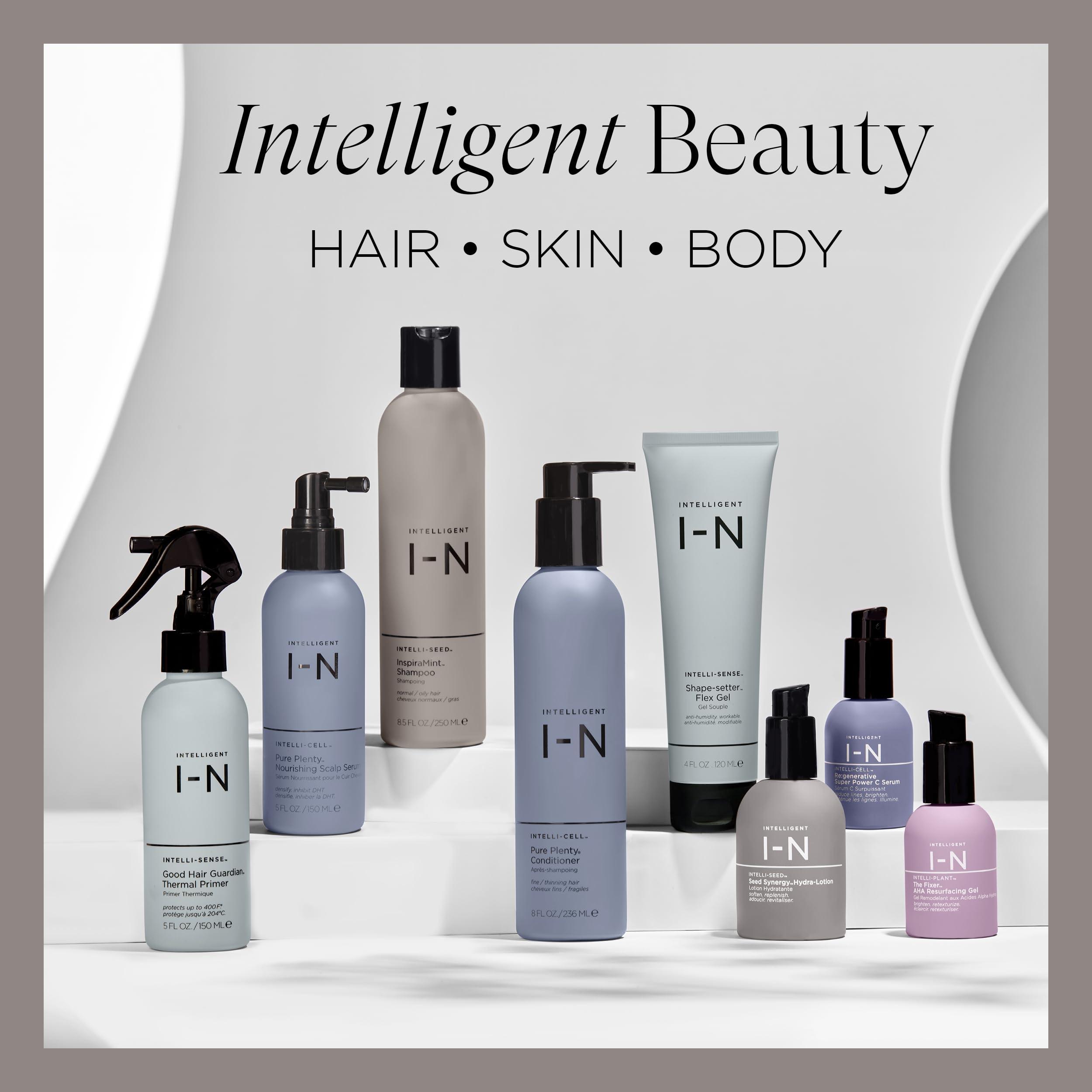 Intelligent Nutrients Intelligent Nutrients InspiraMint Shampoo, Invigorating Organic Mint Daily Shampoo for Fine and Oily Hair, Balancing, Refreshing, Color-Safe, 8.5 Fl Oz