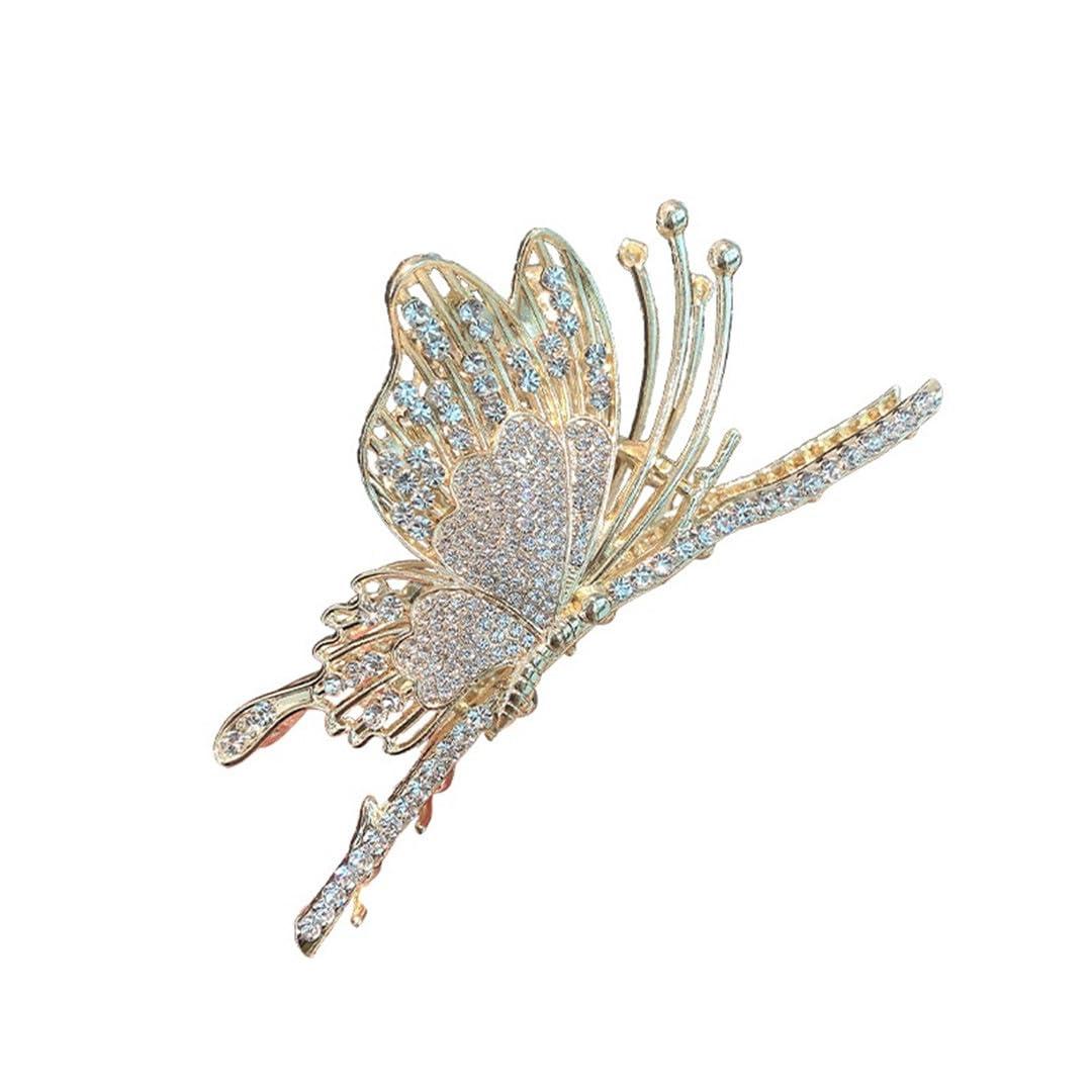 Hcclijo Retro diamond Hair Claw Ladies Hair Clip For Girls Hair Clip Headdress Hair Accessories