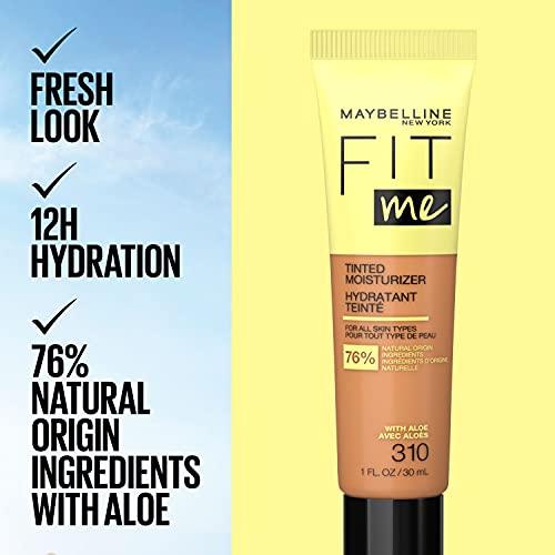 Maybelline New York Maybelline Fit Me Tinted Moisturizer, Natural Coverage, Face Makeup, 118, 1 Count