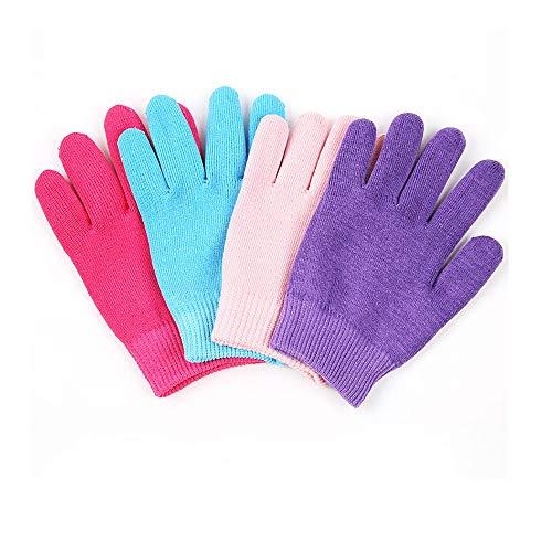 AnHua AnHua 1 Pair Gel SPA Moisturizing Gloves Soft Cotton Moisturizing Whitening Exfoliating Foot Mask Smooth Skin Care Dry Treatment (Green)