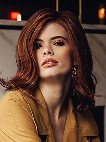Raquel Welch & Maxwigs Simmer Wig Color RL14/22SS SHADED WHEAT - Raquel Welch Wigs 11.5" Mid-Length Lob Bob Tapered Ends Unstructured Waves Tru2Life Heat Friendly Synthetic Lace Top Bundle Comb, MaxWigs Hairloss Booklet