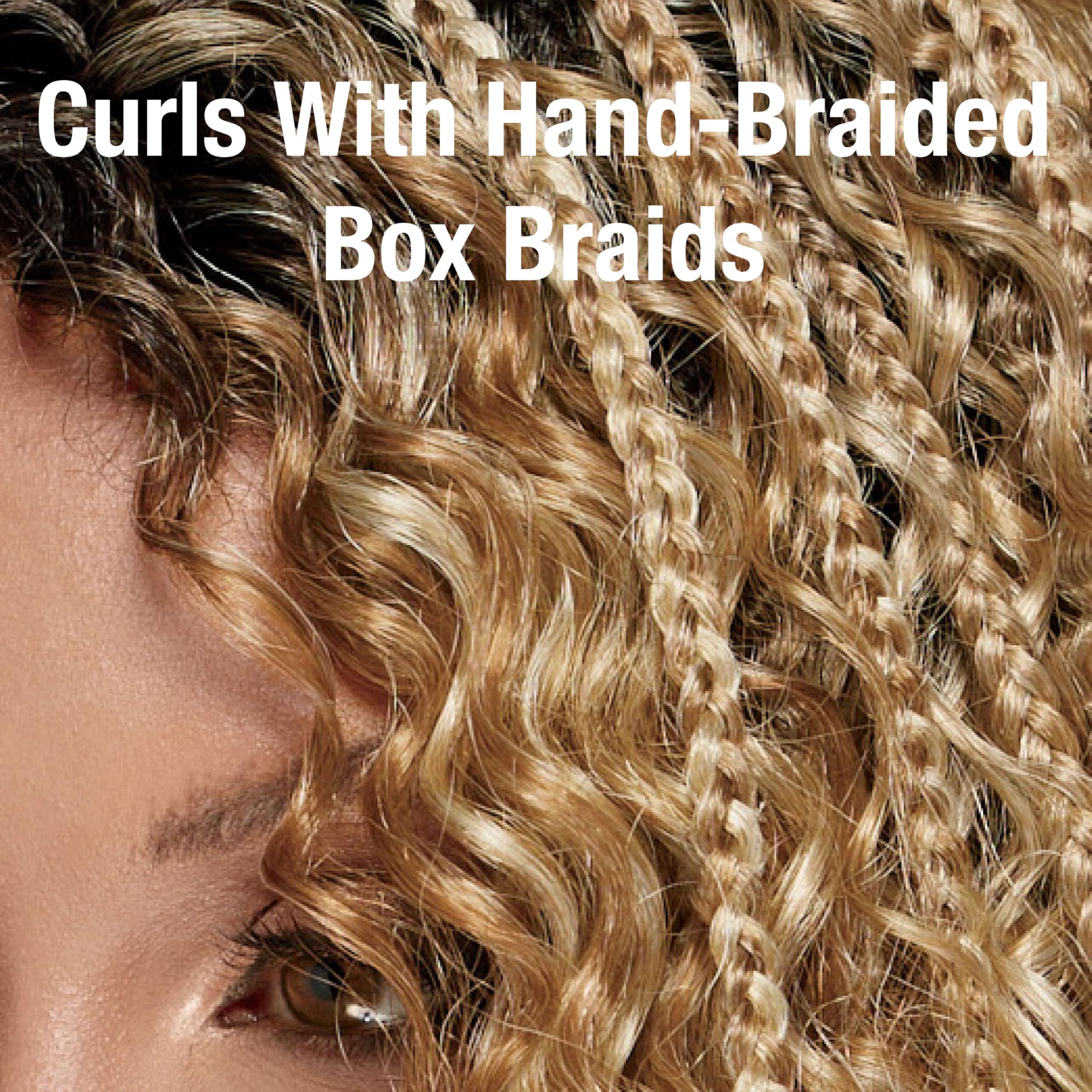 Especially Yours Especially Yours Ebonee Braided Bob Wig with Loose Curls, Box Braids in Runway Shades