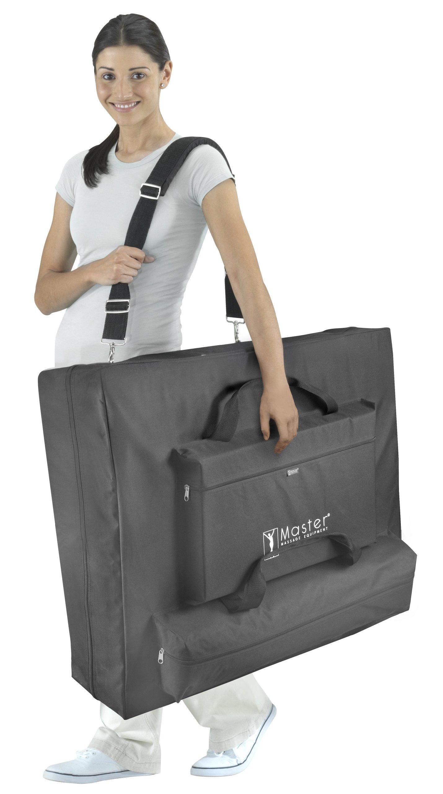 Master Massage Master Massage Coronado Therma Top Portable Massage Table Heated with Warming Top and 3-Inch Foam Cushioning- Tattoo Bed, Lash Table- Royal Blue (30 x 84)